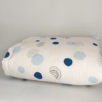 Acolchado Arcoiris azul - cuna funcional