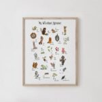 Cuadro "My woodland alphabet"