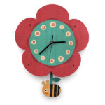 Reloj Péndulo Flor