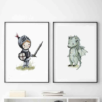 Cuadro Knight & Dragon - Combo!