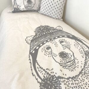 Acolchado Oso Invierno - Cuna funcional