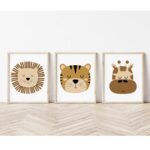 Set x 3 - Sleepy jungle (varios tamaños)