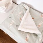 Manta de tussor y corderito (varias estampas)