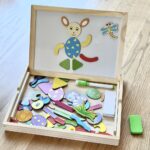 Pizarra doble imantada - Formas