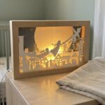 Cuadro con luz "Peter Pan"
