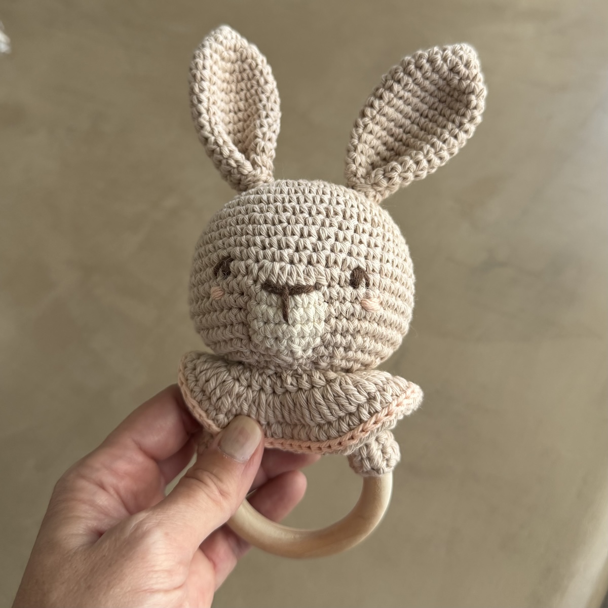 Sonajero tejido animalitos (varios modelos) - Imagen 3