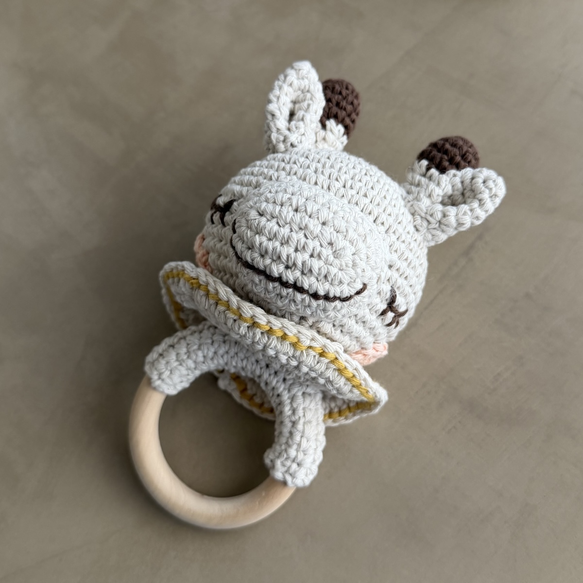 Sonajero tejido animalitos (varios modelos) - Imagen 4